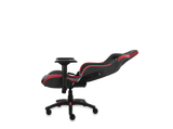Silla gaming - Corsair T3 RUSH, 4D, Ergonómico, Altura regulable, Reposabrazos, 140 kg, Negro/Rojo