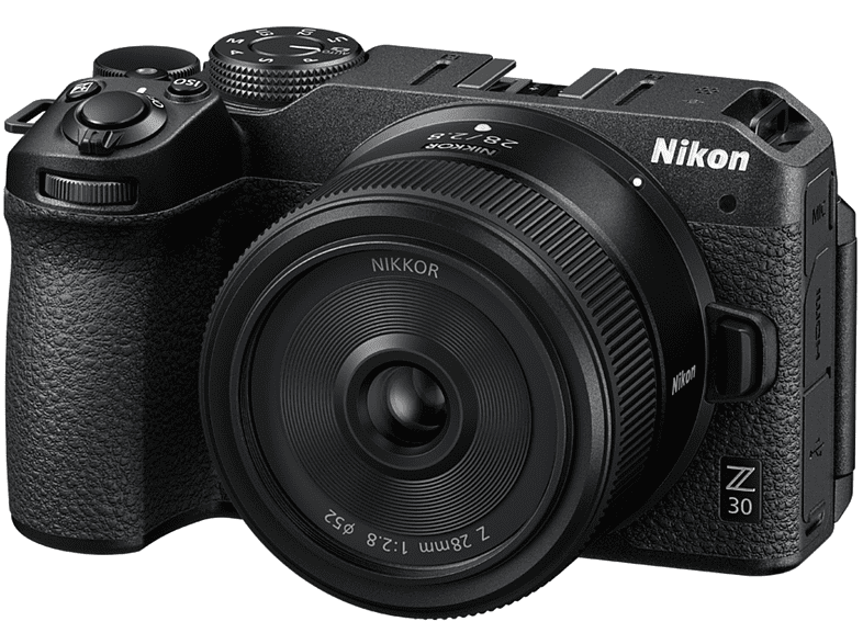 Cámara EVIL - Nikon Z 30, 20.9 MP, Wi-Fi, Vídeo 4K, DX, 2.95 , Negro