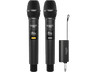 Micrófono - Vieta Pro Party Mic Duo, -25 db, Inlámbrico, Negro