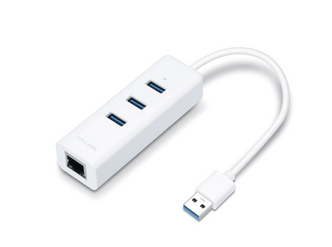Adaptador USB - TP-LINK UE330 USB 3.0 (3.1 Gen 1) Type-A 1000Mbit/s Color blanco nodo concentrador