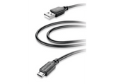 Cable de datos - Cellular line, micro USB, negro
