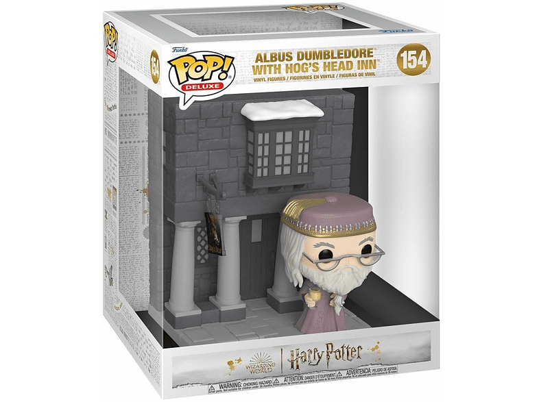 Figura - Funko Pop! Harry Potter: Albus Dumbledore with Hog's Head Deluxe, Vinilo, 10 cm, Multicolor
