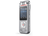 Grabadora de voz - Philips VoiceTracer DVT4110, 8 GB, 3 micrófonos HF, USB-C, Control por App, MP3, PCM, Gris