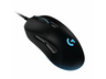 Ratón gaming -  Logitech G403 HERO, 16000 ppp,  Cable trenzado, Negro