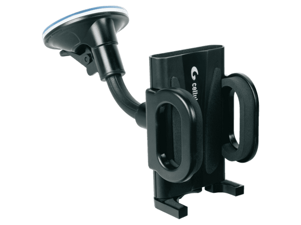 Soporte de movil universal para coche - Cellular line BIGCRABDUALFIX, negro