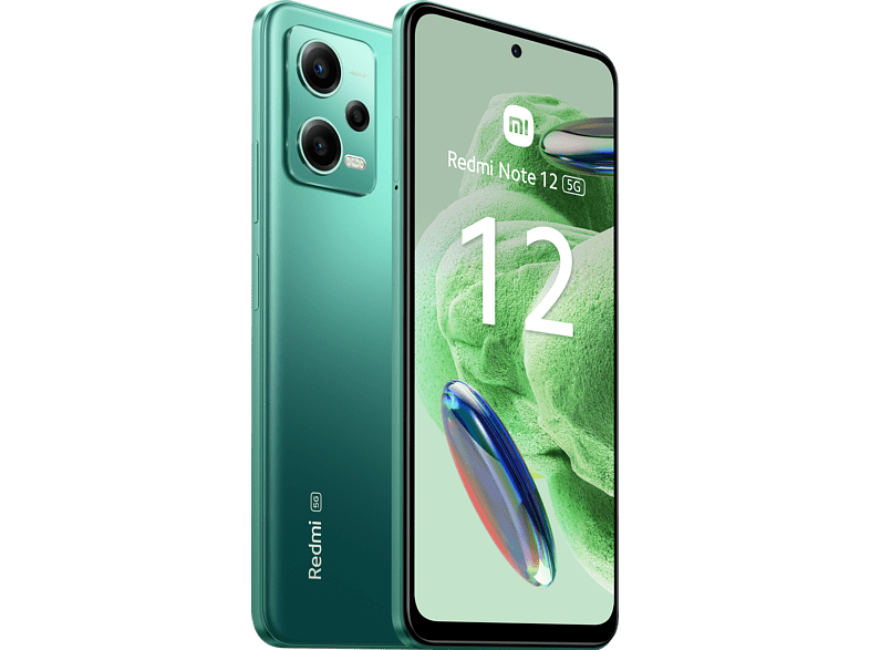 Móvil - Xiaomi Redmi Note 12 5G, Verde, 128 GB, 4 GB RAM, 6.67 AMOLED FHD+ 120Hz, Qualcomm Snapdragon® 4 Gen 1 - 2,2 Ghz, 5000 mAh, Android