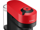 Cafetera de cápsulas - Nespresso® Krups Vertuo Pop XN920510, 1500 W, 0.56 L, Tecnología Centrifusion, Wi-Fi, Spicy Red
