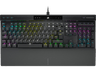 Teclado gaming - Corsair K70, USB, Retroiluminación RGB, Negro