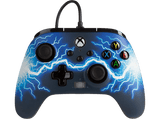 Mando - PowerA Enhanced, Para mando Xbox Series X/S, Diseño Arc Lighting, Cable, USB, Jack 3.5 mm, Azul