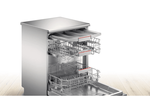 Lavavajillas - Bosch SMS4HVI31E, Independiente, 13 Servicios, 6 programas, Home connect, 60 cm, Inox
