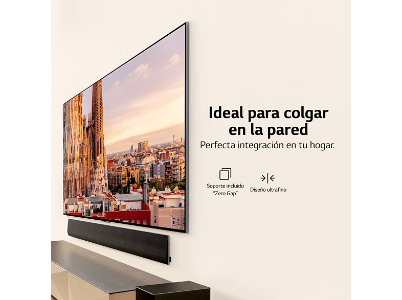 TV OLED 65 - LG OLED65G36LA, UHD 4K, Inteligente α9 4K Gen6, Smart TV, DVB-T2, Plata satinado