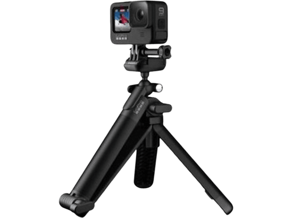 Trípode - GoPro 3 Way Grip 2.0, Tres formas, Brazo plegable, Negro