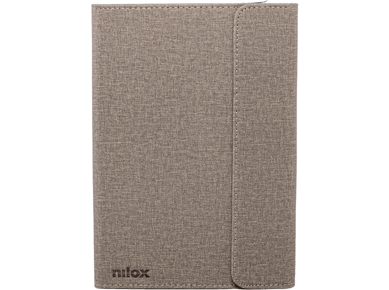 Funda tablet - Nilox Universal, Para tablet de 9.7 a 10.5, Tapa de libro, Gris