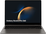 Convertible 2 en 1 - Samsung Galaxy Book3 Pro 360, 16.0 WQXGA+, Intel® Evo™ Rapterlake  i7-1360P, 16GB RAM, 512GB SSD, Iris® Xe Graphics, W11H