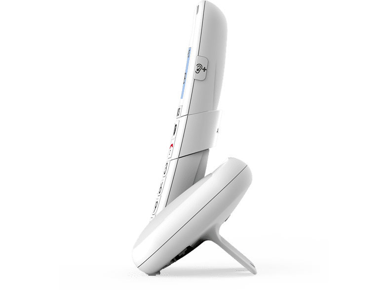 Teléfono - Alcatel XL785 Single, Inalámbrico, Contestador, Bloqueo de llamadas, Agenda 100 contactos, Manos libres, Audio-Boost, Blanco