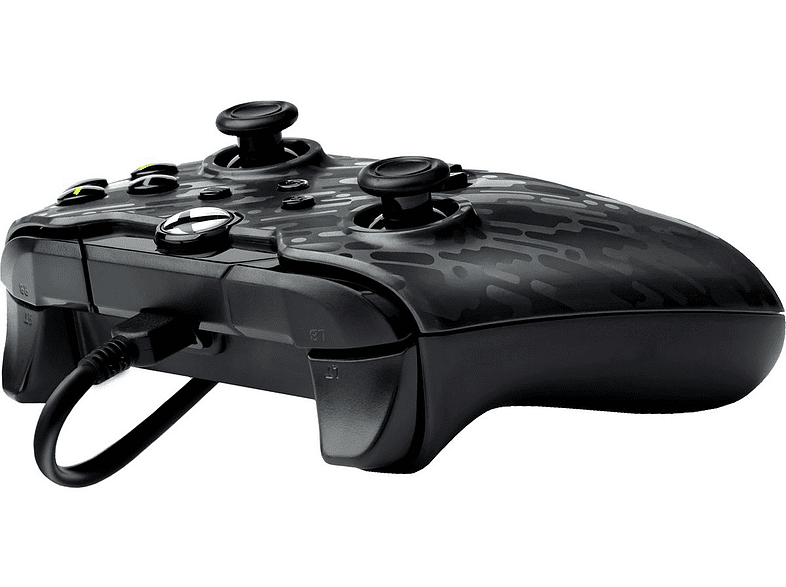 Mando - PDP Gaming Wired Controller, Con cable, Micro USB, Compatible con PC/Xbox Series X/S, Black Camo