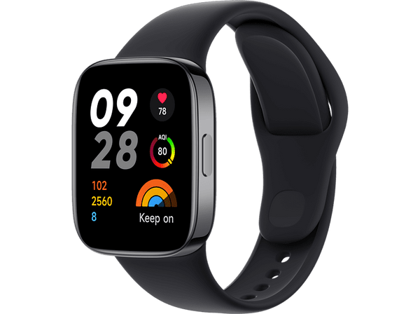 Smartwatch - Xiaomi Redmi Watch 3, Bluetooth, Hasta 12 días, Multideporte, Negro