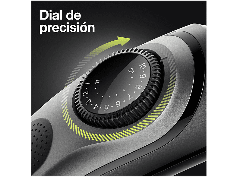 Recortadora - Braun 5 BT5360, De barba para hombre, Negro