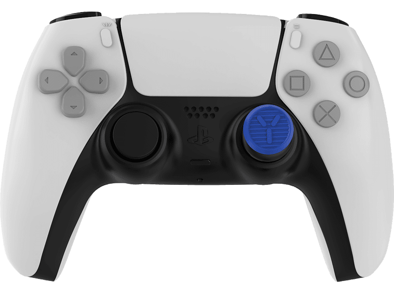 Grips - ISY C-6009 Control de PS5, Silicona, Azul y Negro