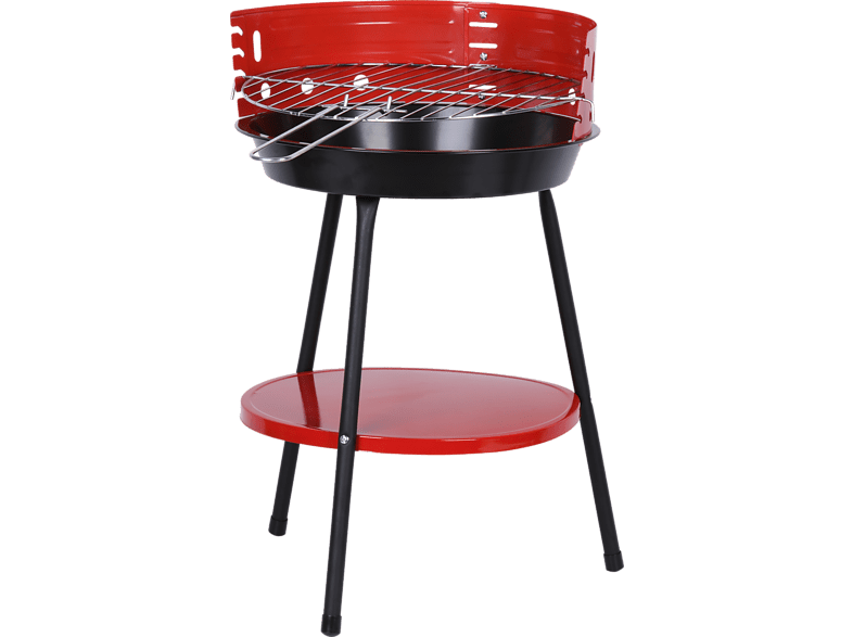 Barbacoa - NK HO33009, Hierro, De pie, 34*34 cm, Rojo