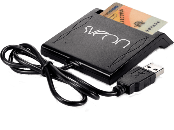 Lector de tarjetas para DNI - Sveon, SCT022M, Negro