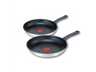 Set de sartenes - Tefal Daily Cook, 2 sartenes, 20 y 26 cm, Antiadherentes, Acero inoxidable