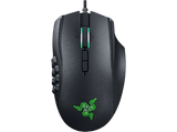 Ratón gaming - Razer Naga Trinity, 16000DPI, USB, Óptico, 19 botones personalizables, Negro y verde