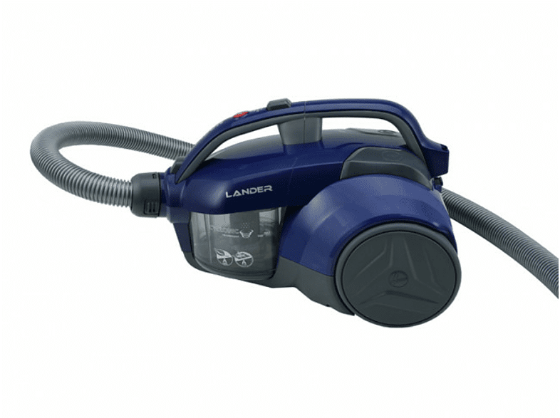 Aspirador sin bolsa - Hoover Lander LA71, Ciclónico, 700 W, 1.2 litros, 78 db, Azul