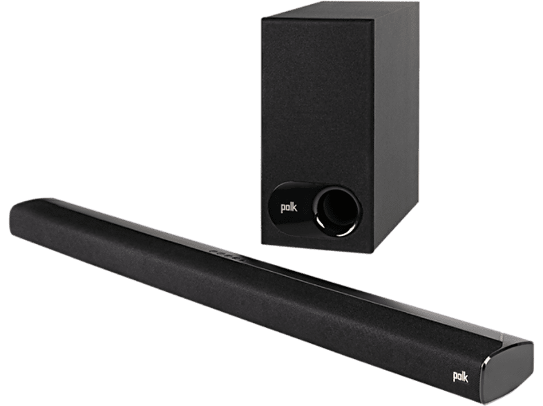 Barra de sonido - Polk Audio Signa S2, Con subwoofer, Bluetooth, HDMI, Infrarrojo, Negro