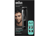 Afeitadora multifunción - Braun Series 3 MGK3410, Recortadora 6 En 1, Para barba y pelo, 50 min autonomía