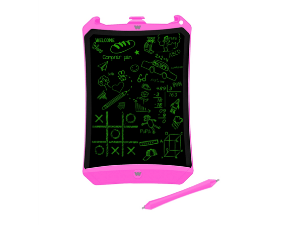 Pizarra Electrónica - Woxter Smart Pad 90, 9”, Cristal líquido, Lápiz incluido, Rosa