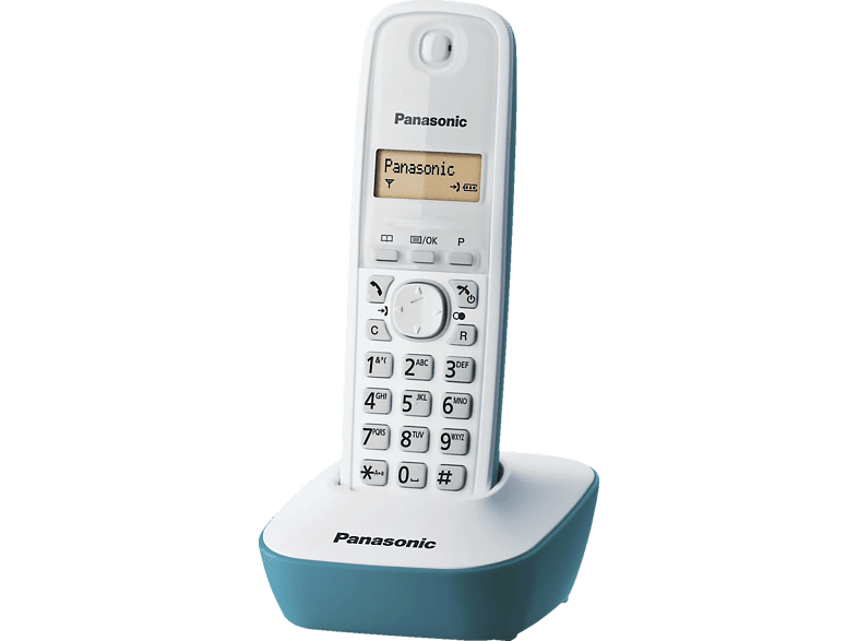 Teléfono - Panasonic KX-TG1611, Inalámbrico, Identificación de llamadas