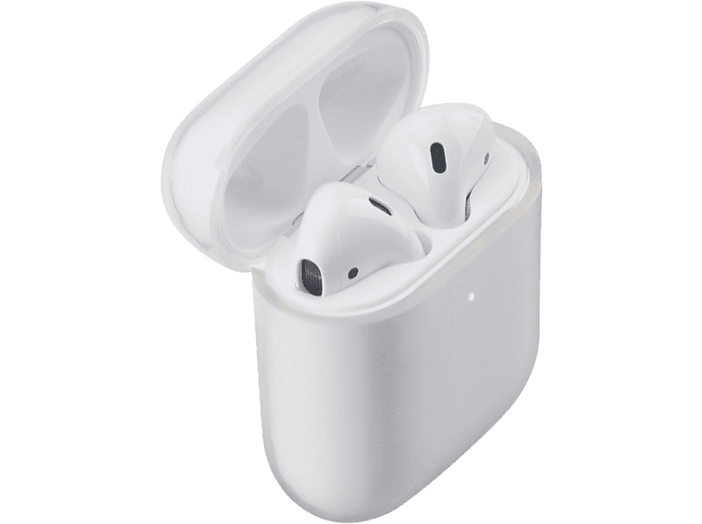 Funda - ISY IEC-1000, Para Apple AirPods, Silicona ultrafina (2 mm), Transparente