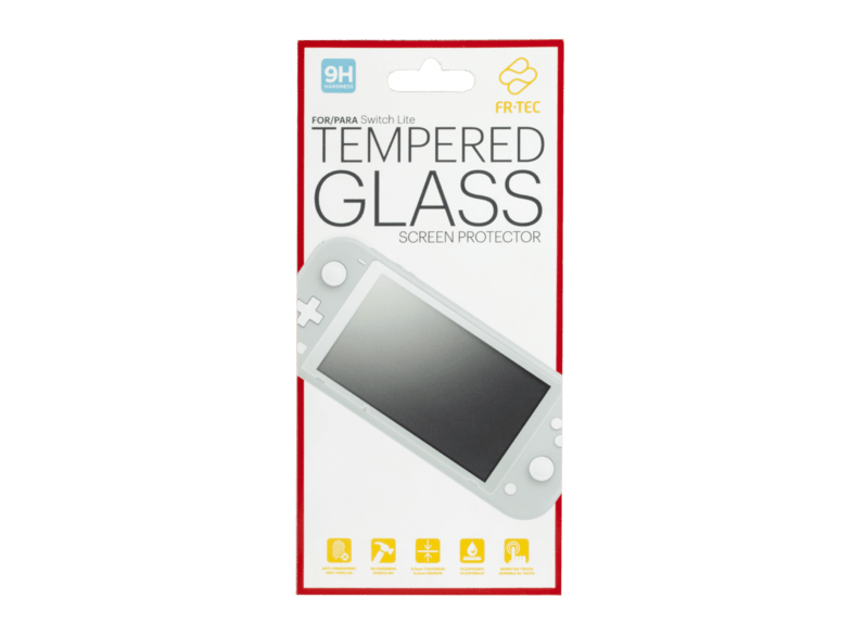 Protector de pantalla - FR-TEC Tempered Glass, Para Nintendo Switch Lite, Dureza 8h