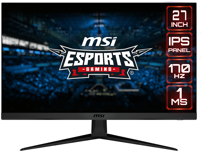 Monitor gaming - MSI G2712, 27 , Full HD, 1 ms, 170 Hz Refresh Rate, Negro