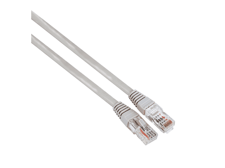 Cable de red - Hama 00200912, 10 m, Cat-5e, 1Gbit/s, U/UTP, Gris