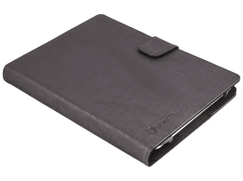 Funda tablet - Silver HT - Rotatory 360º, Hasta 10.4, Folio, Negro
