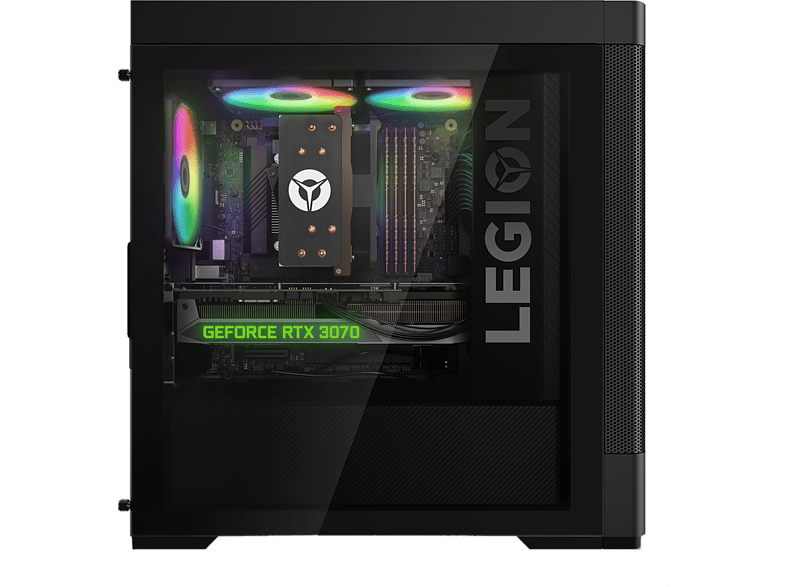 PC gaming - Lenovo Legion T5 26IAB7, Intel® Core™ i5-12400F, 16GB RAM, 1TB SSD, GeForce RTX™ 3070, Sin Sistema Operativo