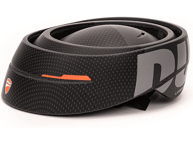Casco - Ducati Foldabile Urban, Talla M, Plegable, Negro