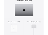 Apple MacBook Pro (2021), 16.2  Retina, Chip M1 Pro, 16 GB, 512 GB, MacOS, Gris espacial