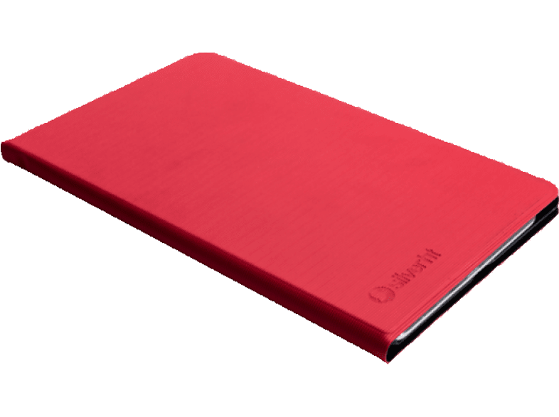 Funda tablet - Silver Sanz Silver HT BookCase Wave, Para Samsung TAB A 2019 de 10.1”, Función transporte, Rojo