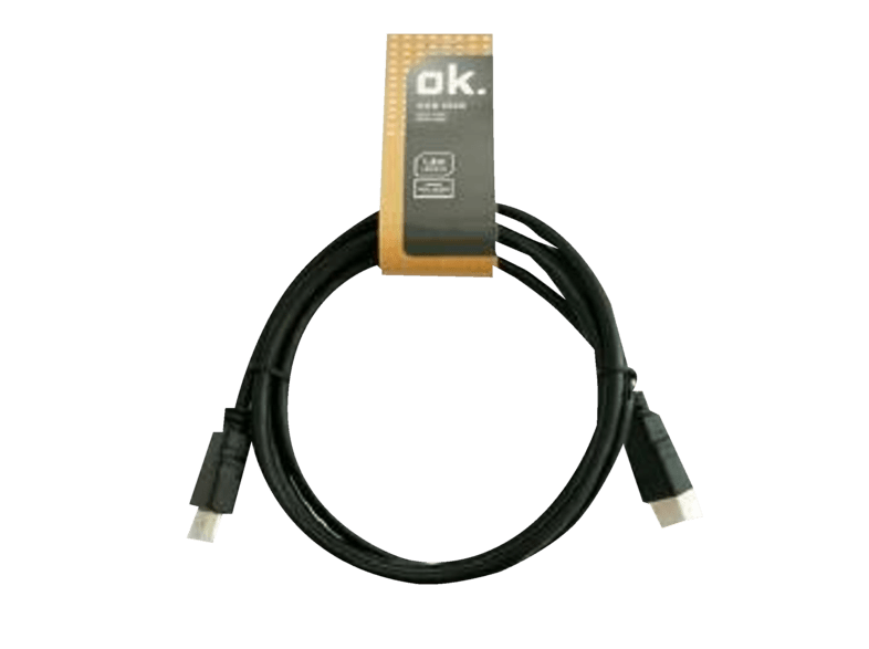 Cable HDMI - OK OZB-1000, 1.3 m, Negro