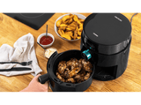 Freidora de aire - Cecotec Cecofry Essential Rapid MoonTouch, 1200W, 2.5 l, 80-200°C, Compacta, Pantalla Digital, Control Táctil, Negro