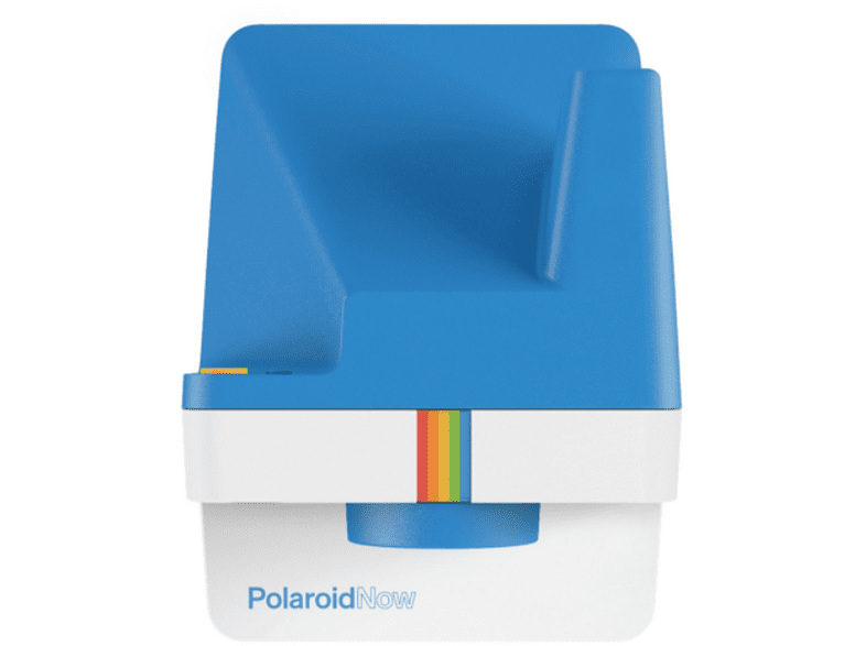 Cámara instantánea - Polaroid Now, Disparador automático, Flash, Carga USB, Cronómetro 9s, Azul