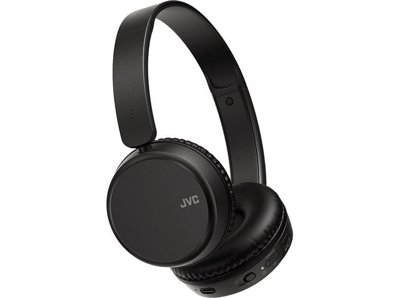 Auriculares inalámbricos - JVC HAS36WBU, Diadema, Bluetooth 5.2, Autonomía 35 h, Micrófono, Negro