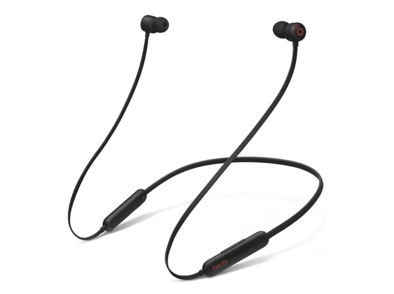Auriculares deportivos - Beats Flex Black, Inalámbricos, Autonomia 12h, Bluetooth, Llamadas, Negro
