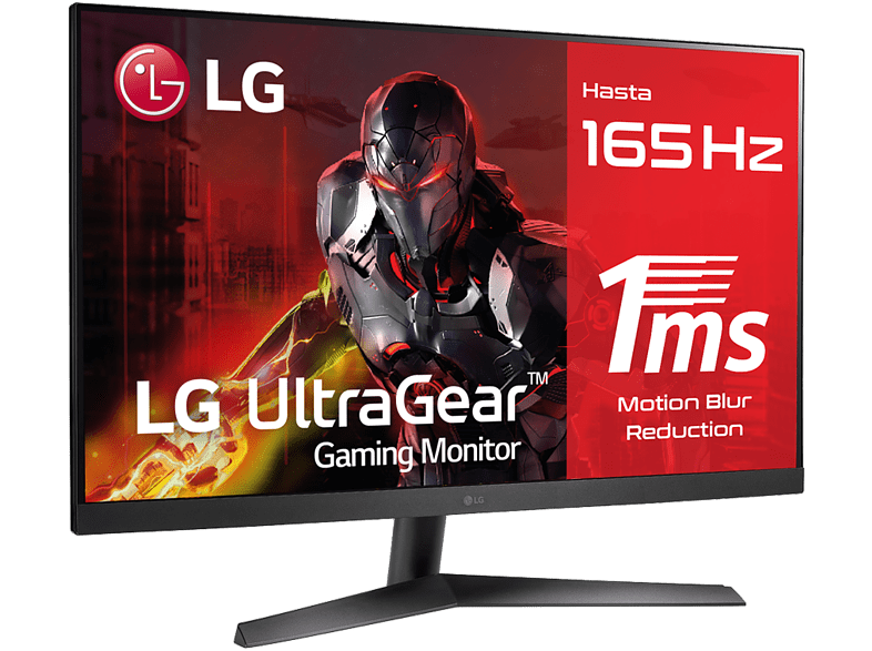 Monitor gaming - LG 32GN50R, 31.5, Full-HD, 1 ms, 165 Hz, HDMI x2, DisplayPort 2, USB, Negro