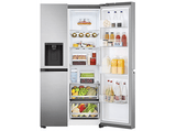 Frigorífico americano - LG GSLV71PZLE, No Frost, 635 l, 179 cm, Inox antihuellas