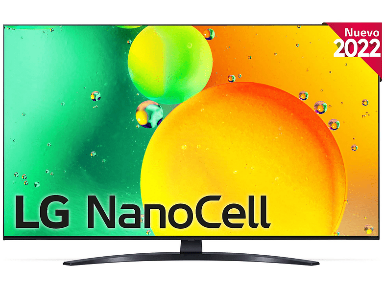 TV LED 50 - LG 50NANO766QA, UHD 4K, Procesador α5 Gen5 AI Processor 4K, Smart TV, DVB-T2 (H.265), Azul Oscuro