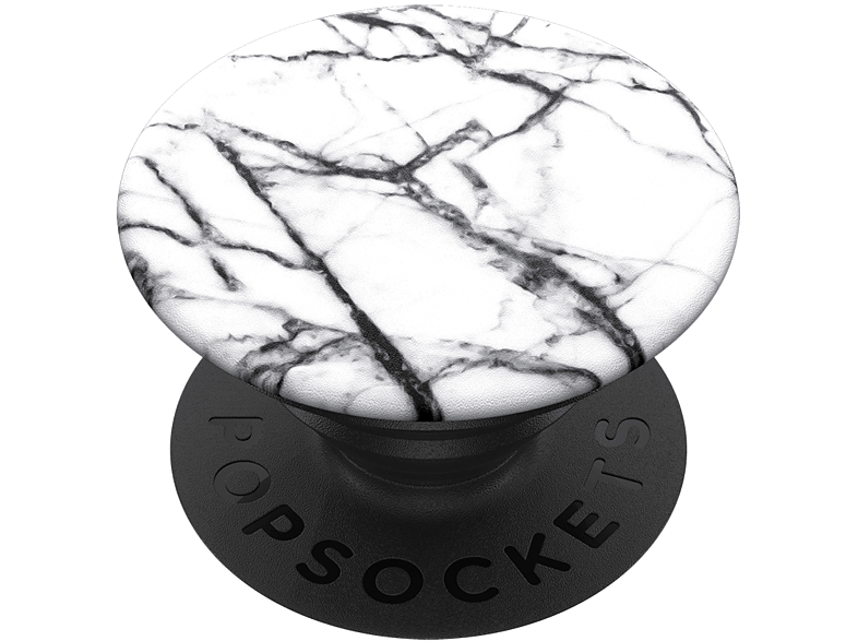 Soporte adhesivo para móvil - PopSockets Dove, Universal, Blanco y Negro